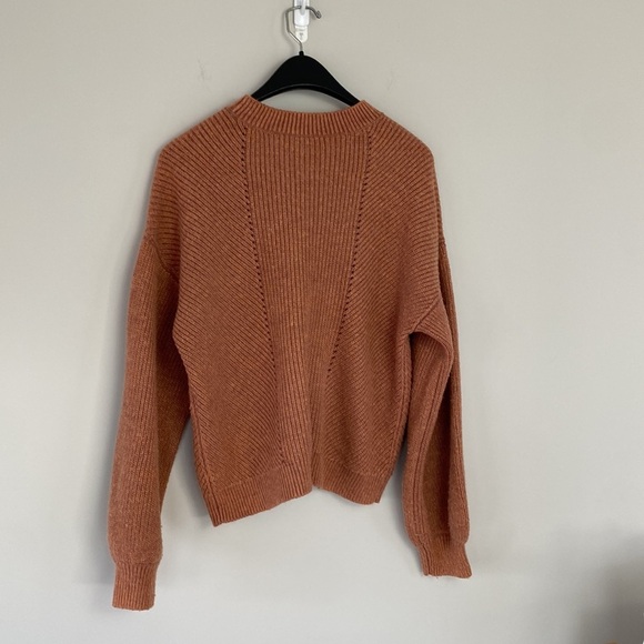 Greylin Medium Pink Mauve Rose Knit Pullover Wool Blend Sweater - Picture 8 of 9